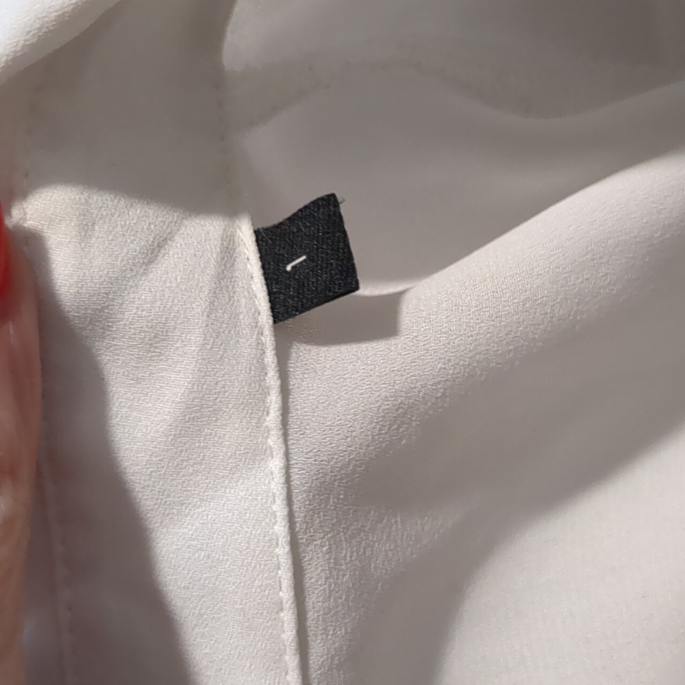 The Kooples White Ruffle Blouse - Picture 8 of 8